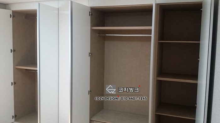 일산서구 주엽동 문촌10단지동부아파트 붙박이장제작 여닫이 시공 이미지 4